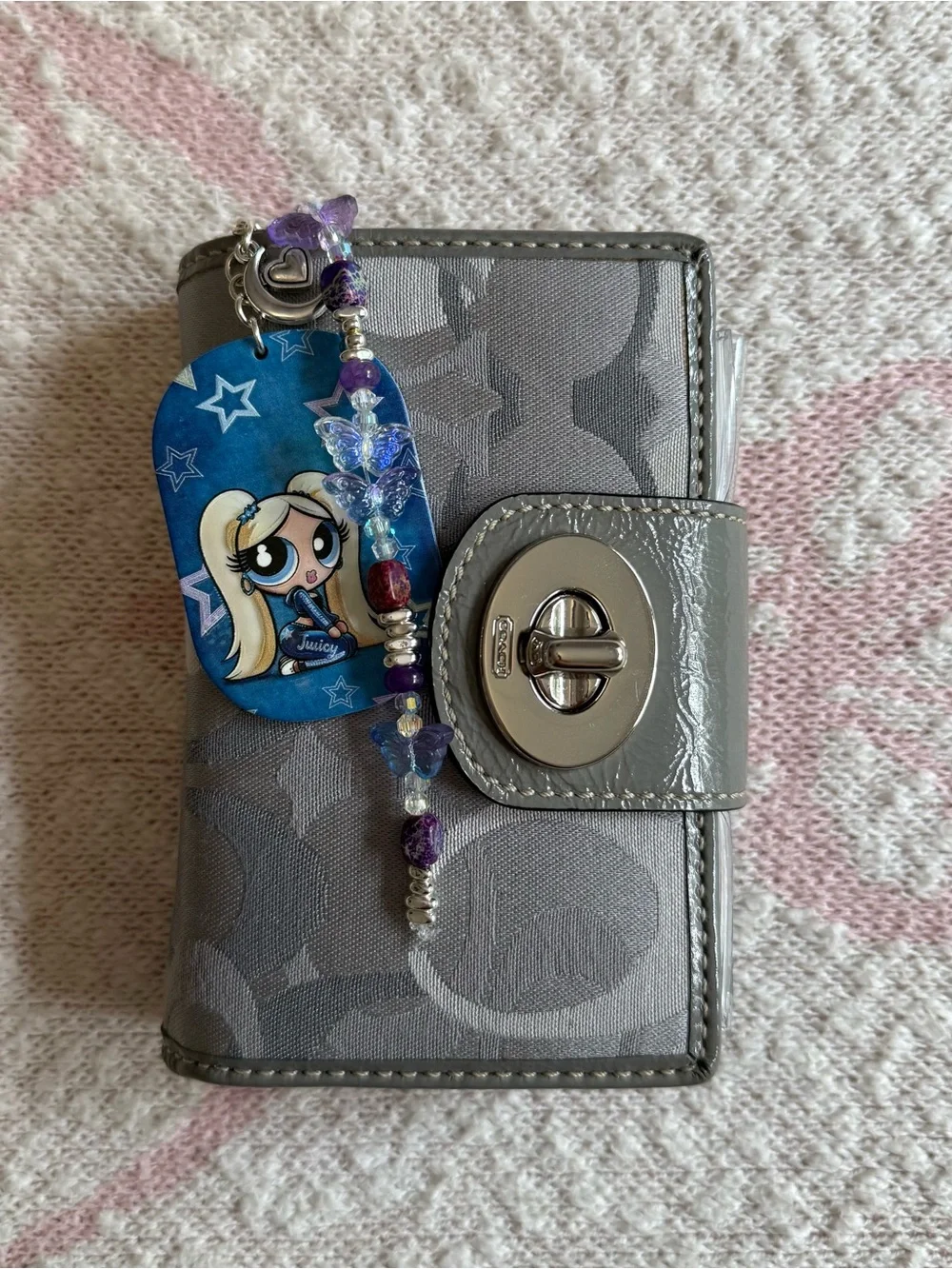 Coach Turnlock Agenda Wallet